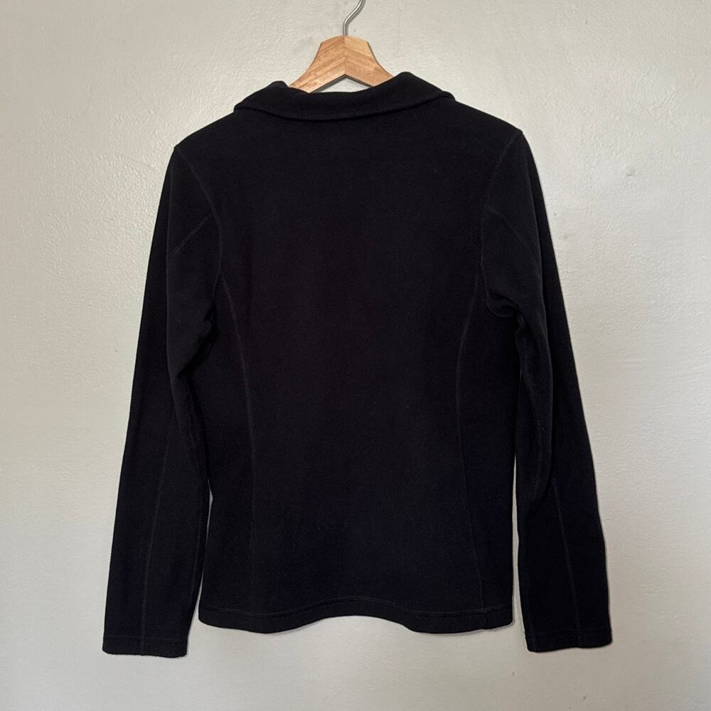 Women's Size M Black Patagonia Micro D Quarter-Zip Fleece Pullover Recycled - Picture 9 of 10